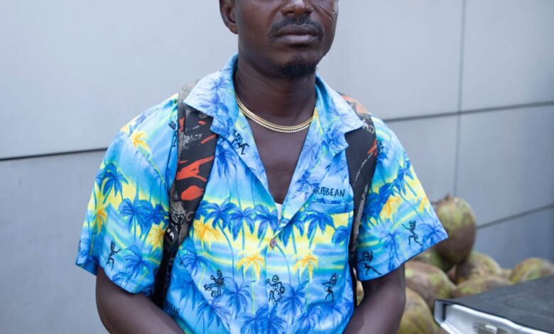 AMA Arrests Coconut Trader Over Alleged Illegal Use of Pedestrian Walkway