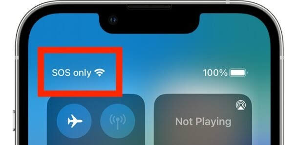 iPhone stuck in SOS mode