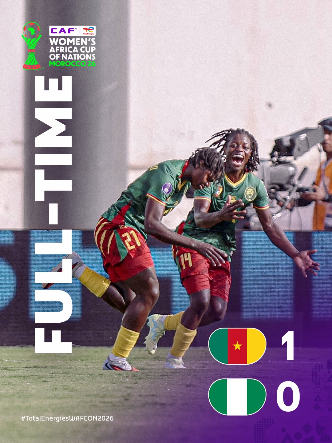 Cameroon vs Nigeria WAFCON 2026