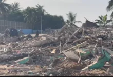 La Beach demolition