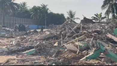 La Beach demolition
